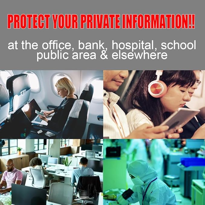 32 Inch - 16:9 Aspect Ratio - Computer Privacy Screen Filter for Widescreen monitor - Anti-Glare - Anti-Scratch Protector Film - Please measure carefully