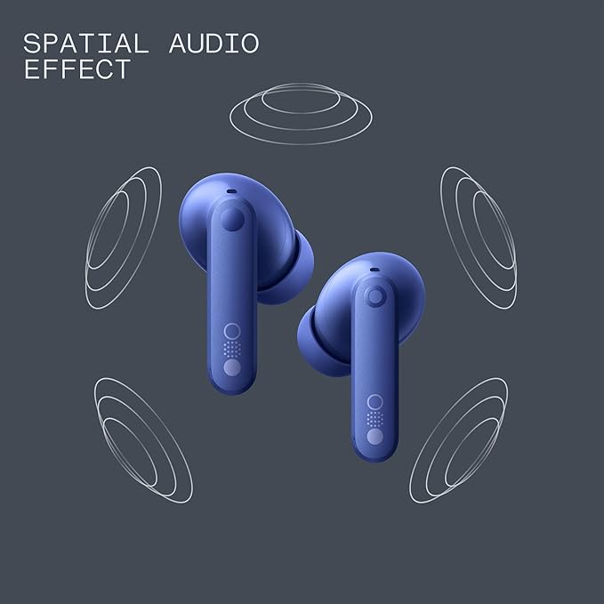 CMF Buds Pro 2 Wireless Earbuds with Smart Dial, 50dB Hybrid Noise Cancelling Earbuds Wireless Bluetooth 5.3, 11mm Bass with LDAC, 6 Hi-Res Audio Mics, 43H Playtime, Fast Charging Case, Blue