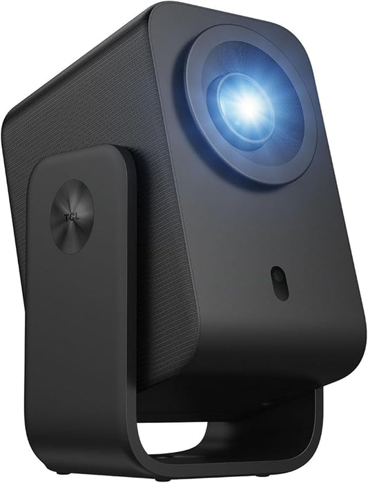 TCL C1 GTV Portable Projector, Native 1080P, Built-in Gimbal, Netflix Officially Licensed, WIFI and Bluetooth, 30,000-Hour Life, Auto Focus, 8W Dolby Digital Audio, 120'' Screen, Ceiling Projection