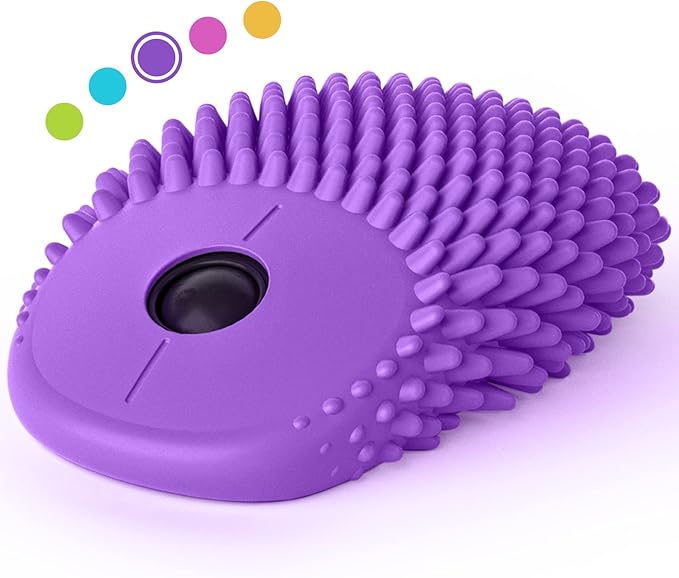HedgeHog Health Hoglet Wireless Computer Mouse – Cute, Functional, and Tactile Fidget Tool. Combines Stress Relief with Comfort and Style, Perfect for Enhancing Focus and Productivity (Purple)