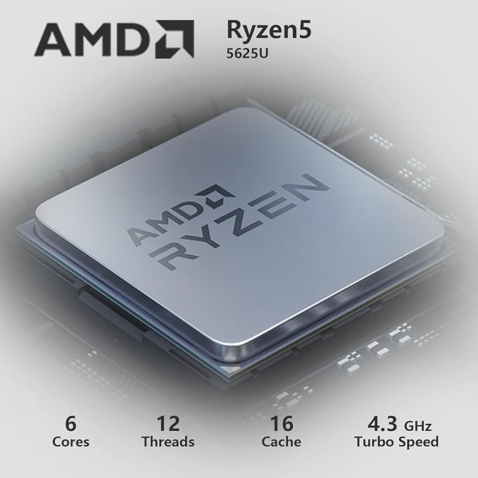 Lenovo IdeaPad Slim 3 Laptop, 15.6" FHD Display, AMD Ryzen 5 5625U, 16GB RAM, 512GB SSD, Backlit KB, SD Card Reader, Webcam, HDMI, Wi-Fi 6, Win 11 Home, Bundle with Thunderobot ML101 Wireless Mouse