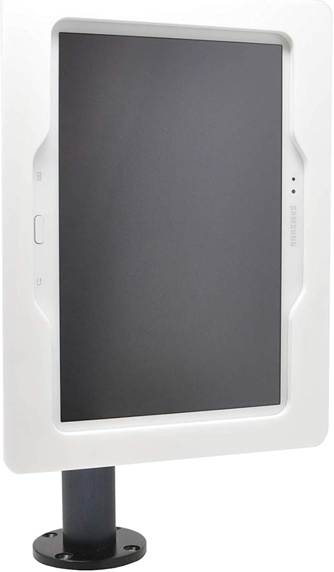 TABcare Security Anti-Theft Acrylic VESA Enclosure for Samsung 9.7" Tablet with Wall Mount Kit (White, TAB S2 9.7)