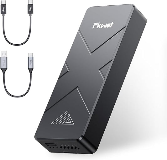 2TB External SSD, USB4 40Gbps Portable SSD 2TB with Cooling Fan, Up to 3700MB/s, External Solid State Drives Compatible with Mac mini, iPhone 15/16 Series, Tablets, MacBook, iPad, iMac, etc(FP110)