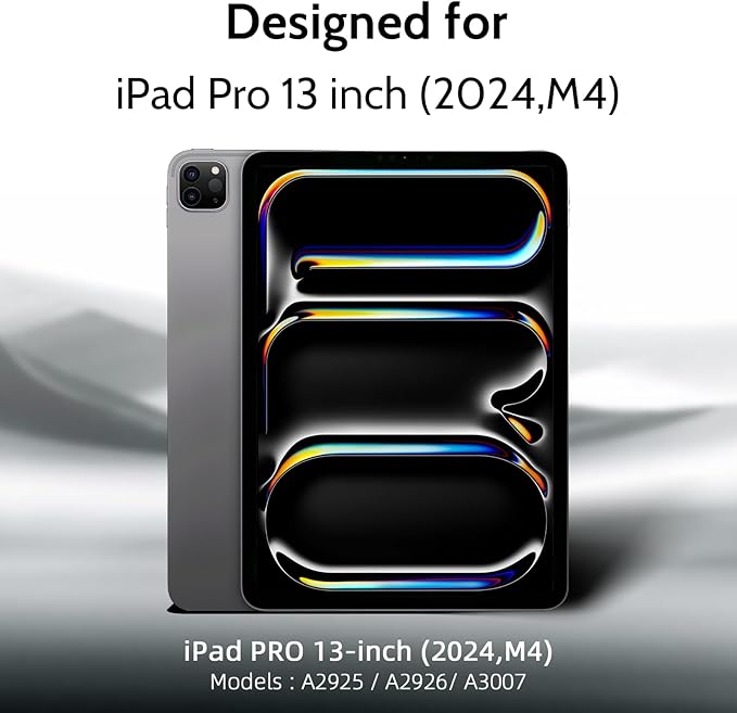 Magnetic Privacy Screen Protector for iPad Pro 13 Inch 7th (2024, M4), Removable Anti Blue Light Glare Spy Private Filter, High Sensitive Bubble-Free Easy Install Black Security Screen