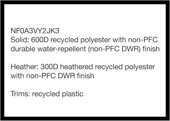 THE NORTH FACE Vault Everyday Laptop Backpack | Commuter Travel Bag with Water-Repellent Finish, Spacious Main Compartment, TNF Black, OS