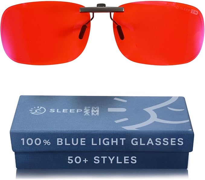 100% Blue Light Blocking Glasses - Women + Men - Better Sleep - Anti Eye Strain Protection - Computer Screens Gaming