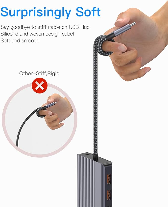 Docking Station Triple Monitors, 13 in 1 USB C Dock with Dual 4k@60HZ HDMI, DisplayPort,100W PD, 3 USB 3.2 Ports, Ethernet, SD TF Card Reader, Audio, USB C Data Port for MacBook/Dell/HP/Lenovo Laptop