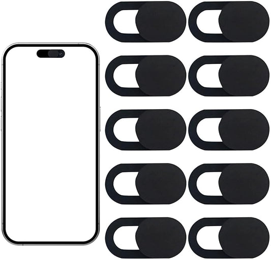 10Pcs Laptop Camera Cover Slide, Ultra-Thin Laptop Webcam Cover Slide, Computer Camera Cover, Camera Blocker For Laptops, Fits Most Laptops/PC/Tablet/Smartphone to Protect Privacy and Security