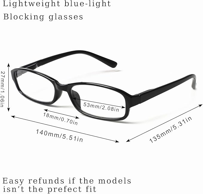 NORPERWIS 6 Pack Ladies Reading Glasses for Women Blue Light Blocking Spring Hinge Fashion Eyeglasses Readers for Women (6 Pack Mix Color-8, 1.50)
