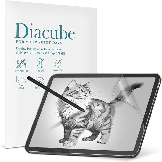 [2 Pack] Paperfeel Screen Protector For Samsung Galaxy Tab S6 Lite 10.4 Inch (2024/2022/2020), Anti-Glare Matte PET Film for Drawing and Writing Like on Paper, High Touch Sensitivity, Easy Installation