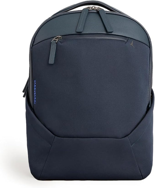 Troubadour Apex 4.0 Compact - 16L Premium Laptop Backpack - Ergonomic & Water Resistant - Designed for Work and Travel - Ink Blue