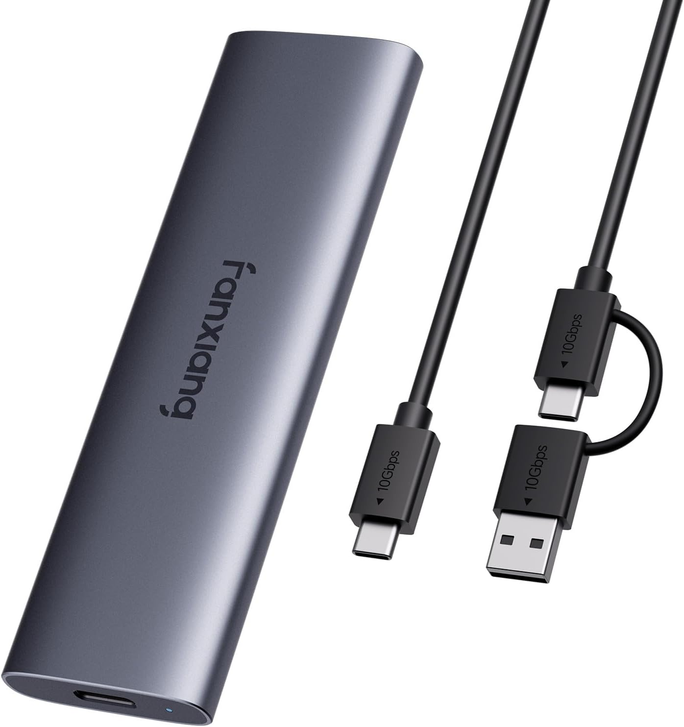 fanxiang 2TB External SSD - Portable SSD External Solid State Drive, 1000MB/s,USB 3.2 Gen2 Type-C, Aluminum Alloy, External Hard Drive for iPhone15/16,Android, Mac, Windows -PS1008