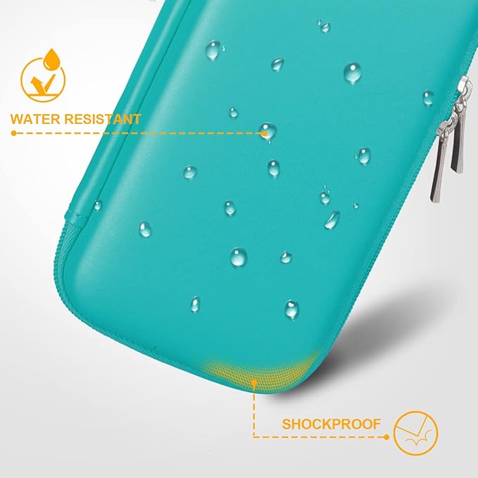 BOVKE Travel Cable Organizer Hard Protective Case