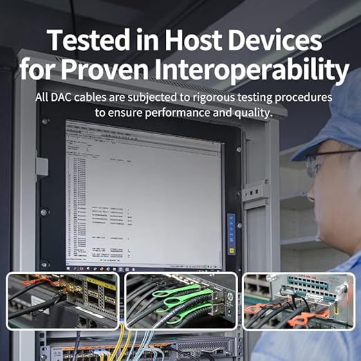 ipolex 40G QSFP+ DAC Twinax Cable, 40GBASE-CR4 Passive Direct Attach Copper Cable, 3m(10ft), for Cisco QSFP-H40G-CU3M, Meraki MA-CBL-40G-3M, Intel XLDACBL3,Compatible with Cisco C9500-32QC and More