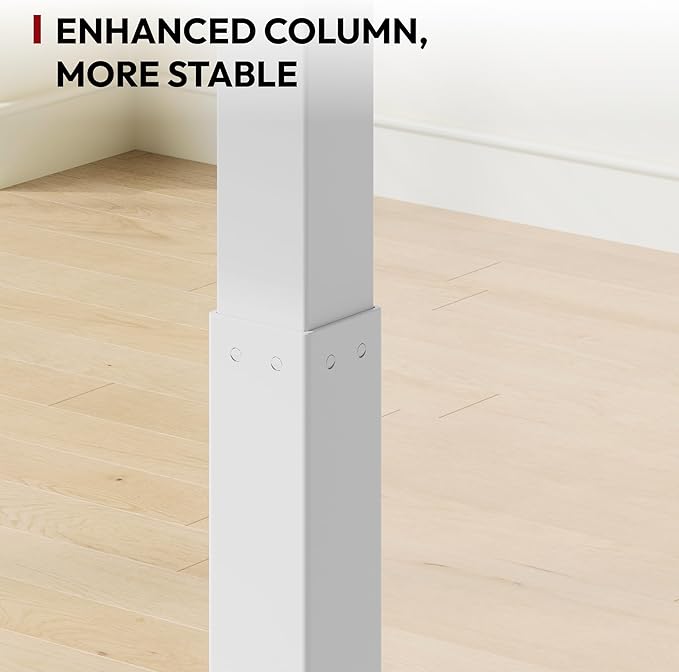 SANODESK Medical Adjustable Overbed Bedside Table with Hidden Casters, Pneumatic Mobile Laptop Computer Standing Desk Cart with Tray, Hospital and Home Use(31.5" W x 17.7" D, Maple)