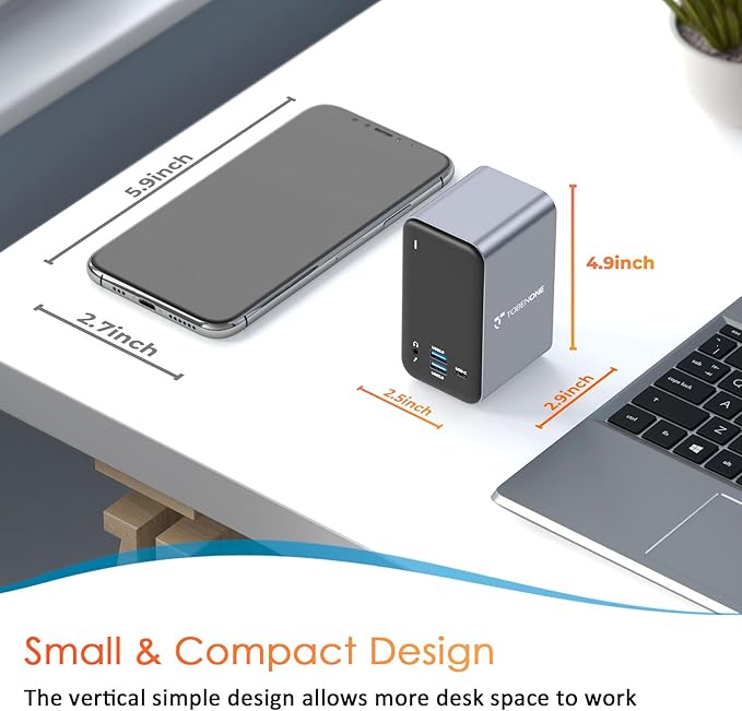 USB C Docking Station Dual Monitor for MacBook Pro, 15 in 2 USB C Laptop Docking Station Dual Monitor HDMI for MacBook Pro/Air with 2 4K HDMI Display, 6 USB A,USB C, SD&Micro SD,LAN, 87W PD 3.0