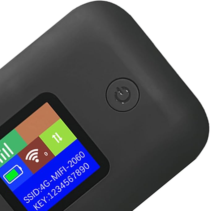 4G LTE Wi Fi Mobile Hotspot, Portable Wi Fi Hotspot for Travel, 10 Connected Devices, Cordless Internet Router Devices with SIM Card Slot, for Europe Africa Southeast Asia