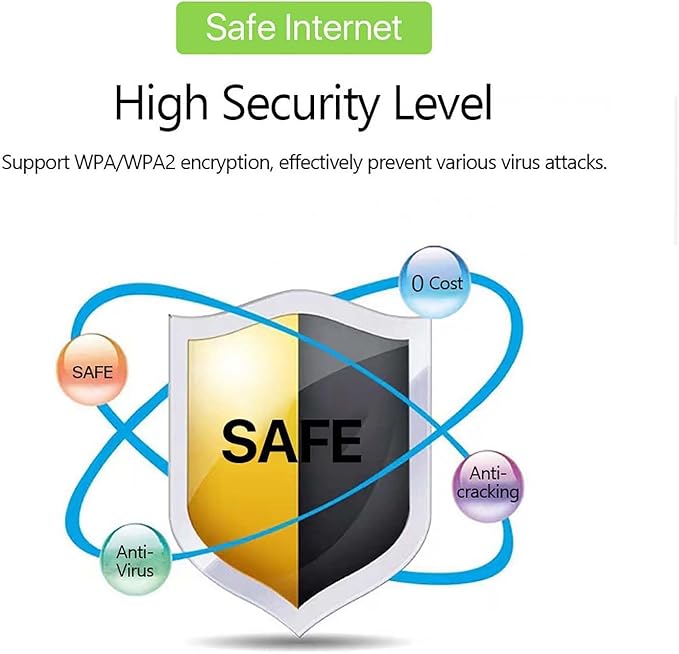 Pro Portable WiFi Internet, Wireless Portable Network Router, High Speed Router, Pocket Mobile WiFi Hotspot for Travel Office Camping (White)