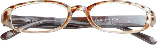 VisionGlobal 1 Pair Reading Glasses with Spring Hinge, Blue Light Blocking Glasses for Women/Men (Tortoise,+2.75 Magnification)