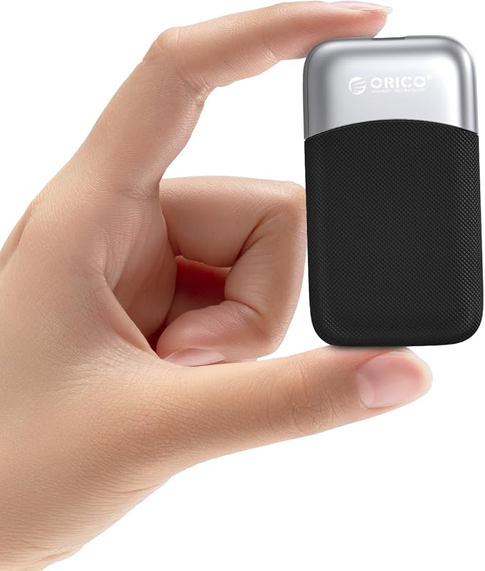 ORICO 2TB External SSD Up to 2000MB/s, Portable Solid State Drive with 20Gbps USB C&A Cable, Reliable Storage for Type-C Smartphone, Tablets, Laptops, USB 3.2 Gen 2x2- M20