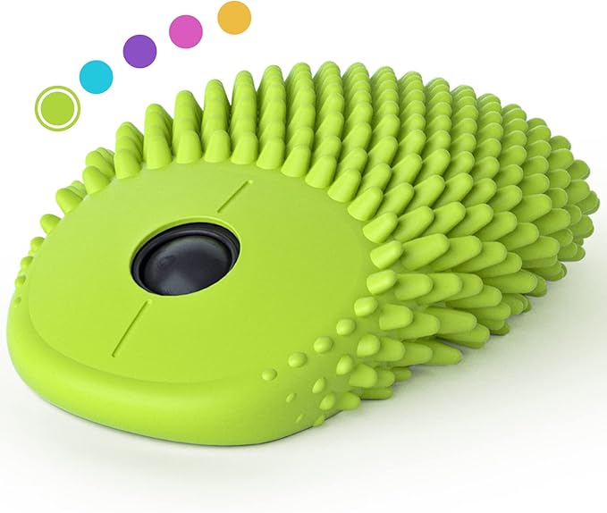 HedgeHog Health Hoglet Wireless Computer Mouse – Cute, Functional, and Tactile Fidget Tool. Combines Stress Relief with Comfort and Style, Perfect for Enhancing Focus and Productivity (Green)