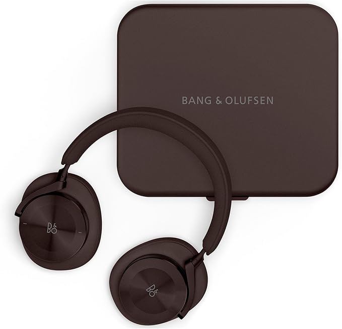Bang & Olufsen Beoplay H95 Premium Comfortable Wireless Active Noise Cancelling (ANC) Over-Ear Headphones with 38 Hours Battery Life and Protective Carrying Case, Chestnut