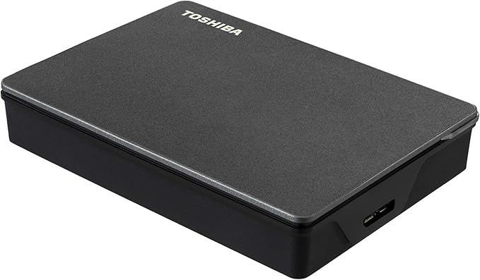 Toshiba Canvio Gaming 4TB Portable External Hard Drive USB 3.0, Black for PlayStation, Xbox, PC & Mac - HDTX140XK3CA