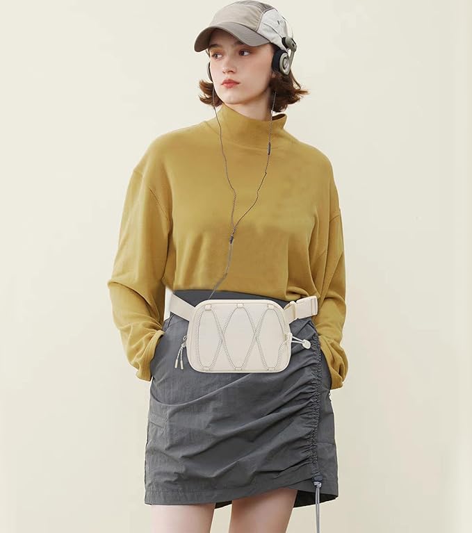 MAXTOP Small Crossbody Bags for Women Belt Bag Fanny Pack with Adjustable Strap