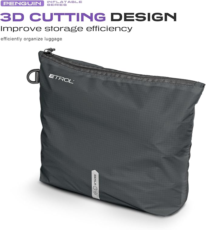 ETROL Travel Packing Cubes Set of 3, Waterproof Compression Storage Bags for Clothes, Lightweight Luggage Organizers for Suitcase, Backpacking, Hiking, Camping & Business Trips(S+M+L)