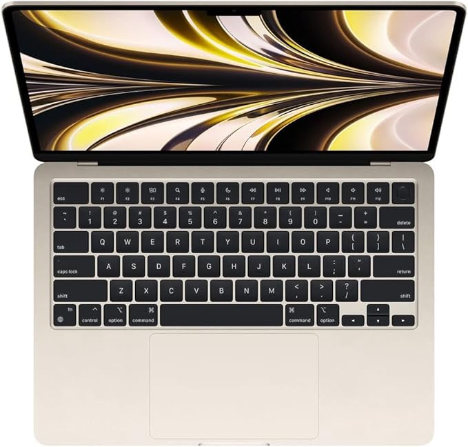 Apple 2022 MacBook Air with Apple M2 Chip, 13-inch, 8GB RAM, 512GB SSD Storage, Starlight (Renewed)