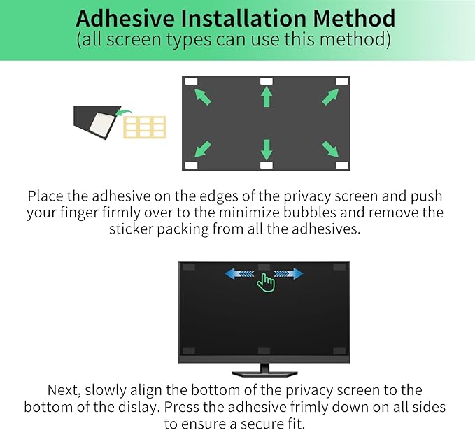 34 Inch Curved Computer Privacy Screen Filter for 21:9 Widescreen Computer Monitor Screen Protector Computer Screen Privacy Shield Anti Glare and Blue Light (2-Pack)