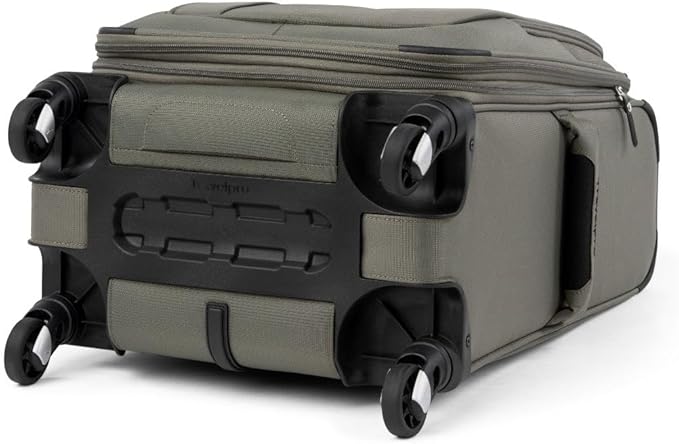 Travelpro Maxlite 5 Softside Expandable Carry on Luggage with 4 Spinner Wheels, Lightweight Suitcase, Men and Women, Slate Green, Carry On 21-Inch