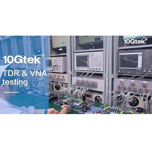 10Gtek 10G SFP+ DAC Cable - 10GBASE-CU Passive Direct Attach Copper Twinax SFP Cable for Cisco SFP-H10GB-CU0.3M, Meraki MA-CBL-TA-0.3M, Fortinet, Ubiquiti UniFi, D-Link, 0.3-Meter(1ft), 4-Pack