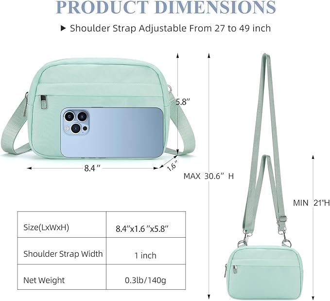 MAXTOP Small Crossbody Bags for Women Belt Bag Fanny Pack with Adjustable Strap