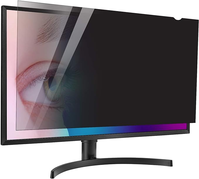 22 inch Computer Privacy Screen Filter for 16:9 Aspect Ratio Widescreen Monitor - Anti-Glare & Anti-Scratch Protector Film - Blue Light Filter (22 Inch (Diagonal) - 16:9Aspect Ratio)