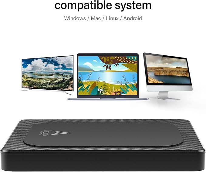 4TB Ultra Slim Portable External Hard Drive HDD-USB 3.0 for PC, Mac, Laptop, PS4, Xbox one,Xbox 360-Super Fast Transmission