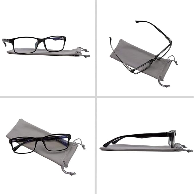 TruVision Readers - 9601 Computer Reading Glasses w Blue Light, Anti Reflective, Acrylic Lenses