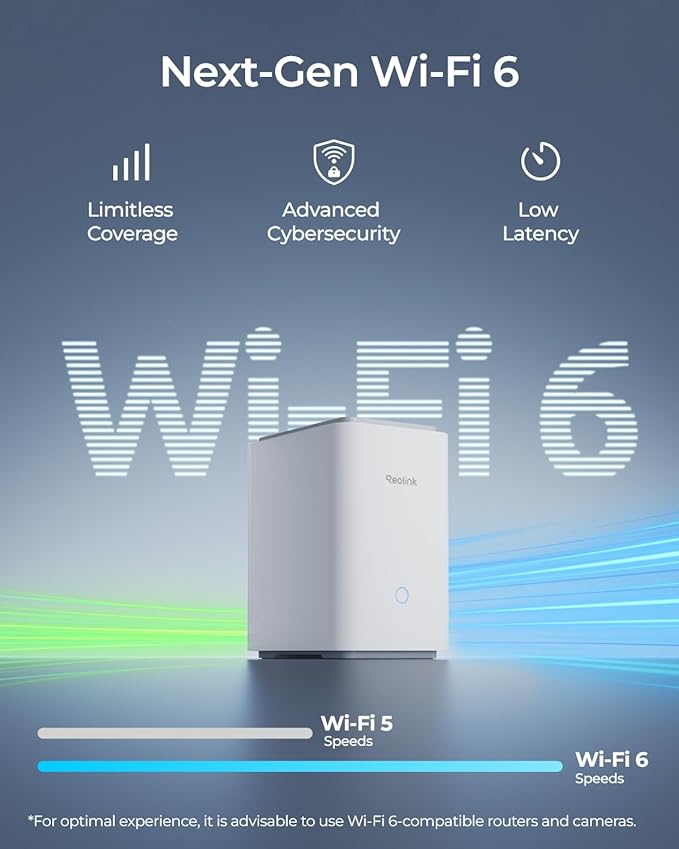 REOLINK Home Hub Pro, Centralized Control for up to 24 REOLINK Security Cameras, up to 16TB HDD Storage, 2TB HDD Included, AES-128 Encryption, 16MP Streaming, Wi-Fi 6, 120dB Siren. No Monthly Fees