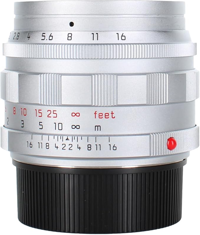 Leica Summilux-M 50mm f/1.4 Lens (2025, Silver) | M-Mount Fast Prime for Portrait & Travel Photography (11714) + Sling Backpack + Photo Software + 64GB Card + Filter Kit + Flexible Tripod + More