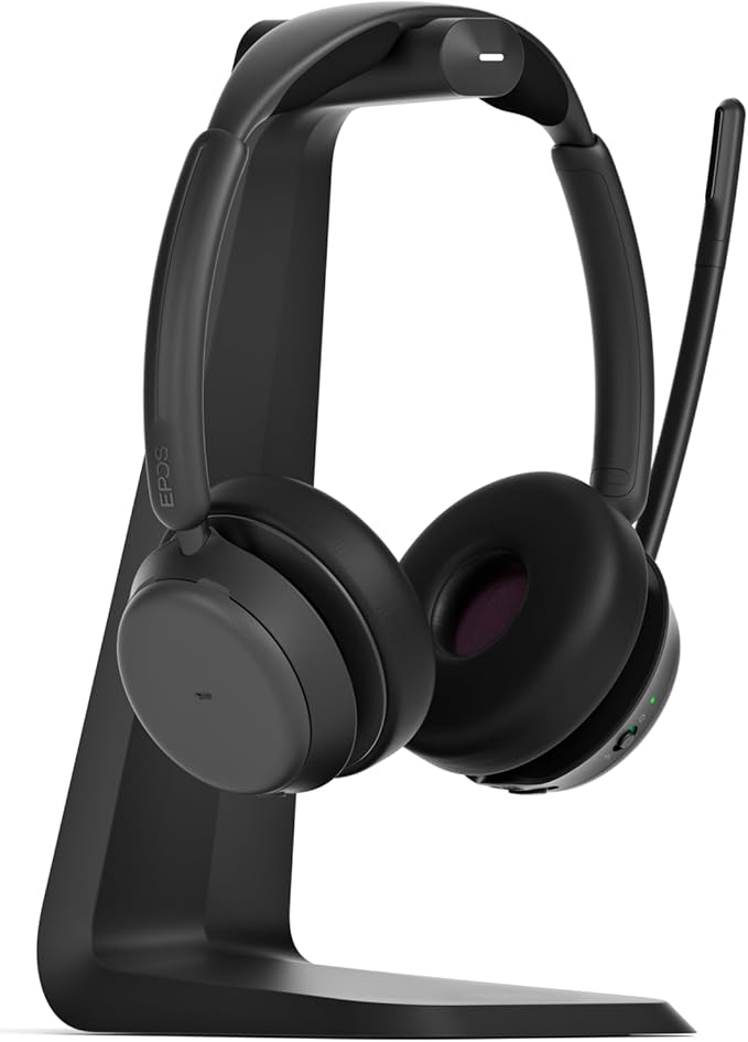 EPOS Impact 1061T ANC - Premium Open Office Headset with Hybrid Adaptive ANC, AI™ Microphone Technology, and Multipoint Connectivity