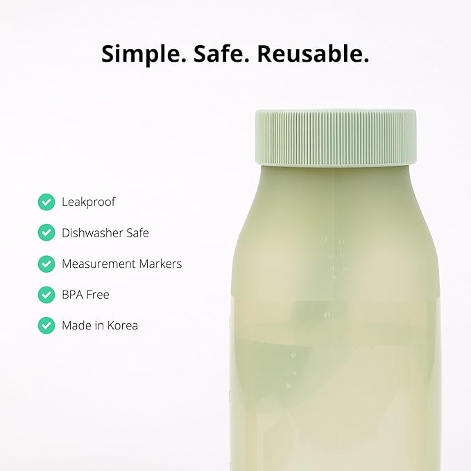 BLUE GINKGO Collapsible Water Bottle [2-Pack] – Lightweight, Foldable Silicone Bottles for Travel, Hiking, and Camping (16.9oz, Made in Korea, Olive Green)