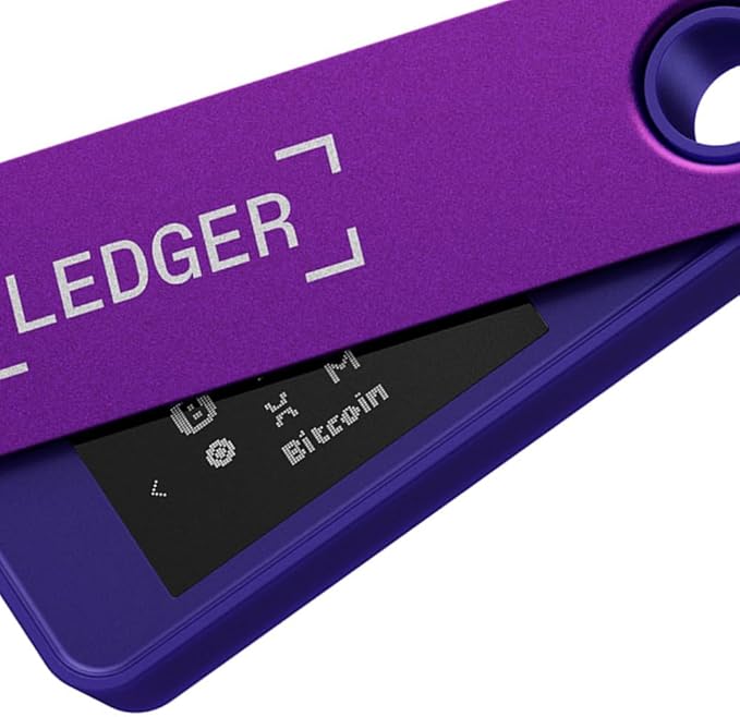 Ledger Nano S Plus (Amethyst Purple): The Perfect Entry-Level Hardware Wallet to securely Manage All Your Crypto and NFTs. (for Android or Desktop only)