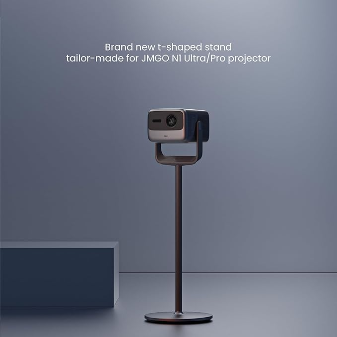 JMGO N1S Ultra 4K Triple Laser Projector with Projector Floor Stand