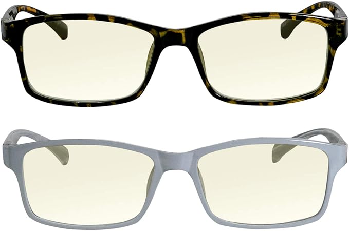 TruVision Readers - 9601 Computer Reading Glasses w Blue Light, Anti Reflective, Acrylic Lenses