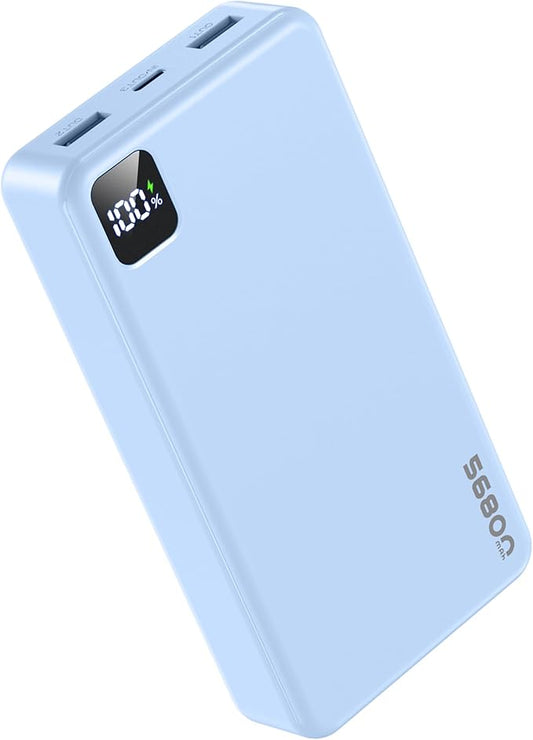 Portable Charger Power Bank 56800mAh Battery Pack-22.5W Fast Charging with USB C & LED Display,