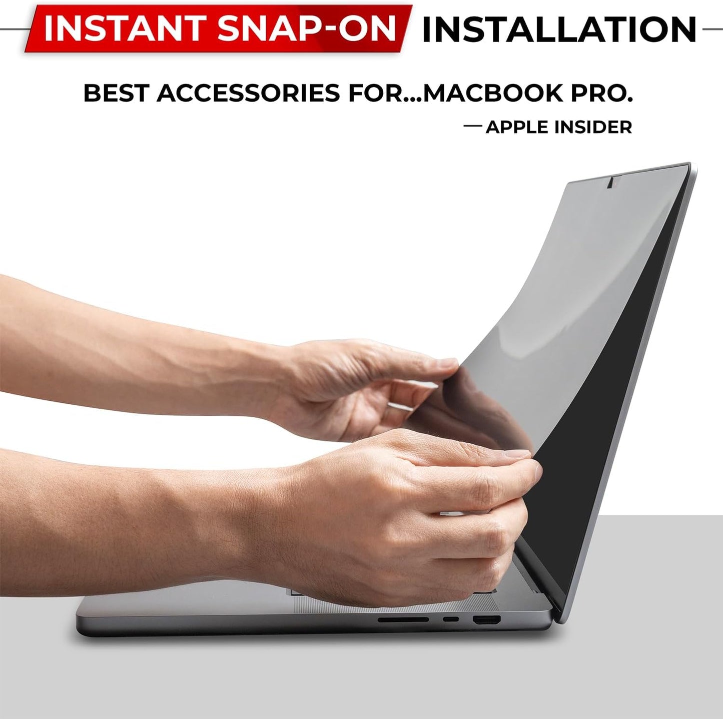 Magnetic Privacy Screen for MacBook Air 13 & 13.6 Inch (2022-2025, M2, M3, M4) Removable Laptop Privacy Filter Shield and Protector