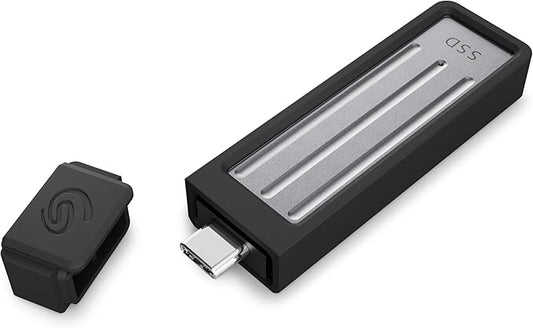 Seagate Ultra Compact 2TB, Portable SSD, 1000MB/s, USB-C, USB 3.2 Gen2, IP54 Water Dust and 3m Drop Resistant, Windows/Mac/iPhone/iPad/Android Phone/Tablet/PS4/PS5/Xbox Compatibility (STMX2000400)