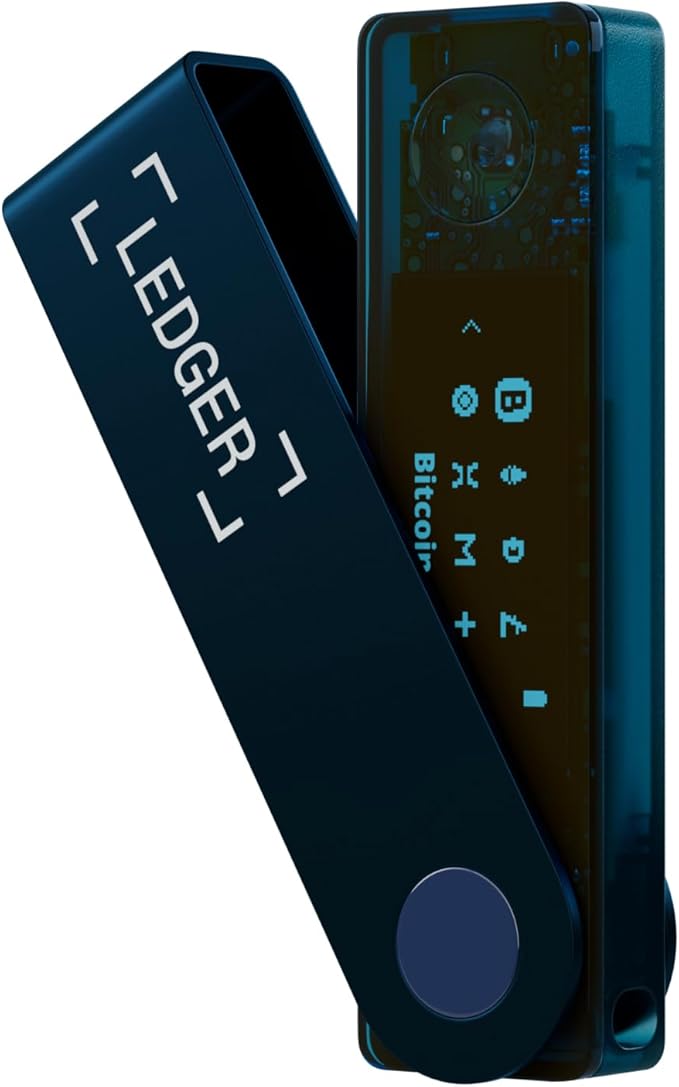 Ledger Nano X - Secure and Manage Your Crypto & NFTs on-The-go with Our Bluetooth-Enabled Hardware Wallet (Sapphire Blue)
