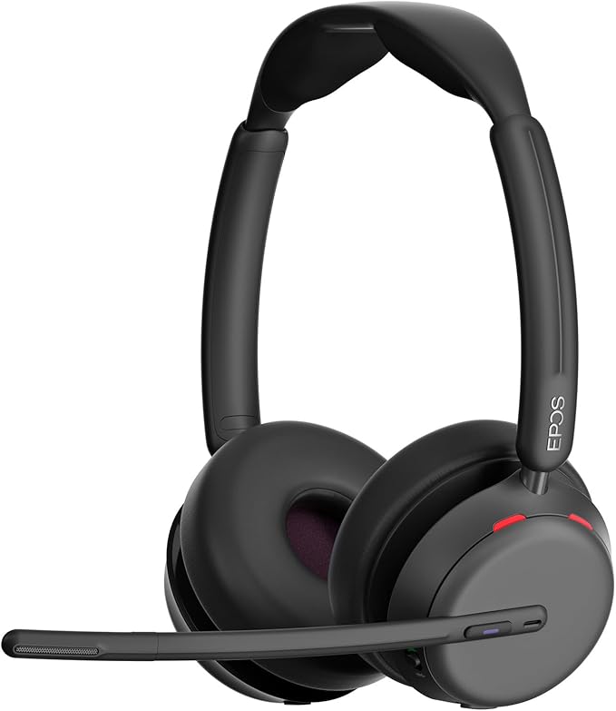EPOS Impact 1061T ANC - Premium Open Office Headset with Hybrid Adaptive ANC, AI™ Microphone Technology, and Multipoint Connectivity