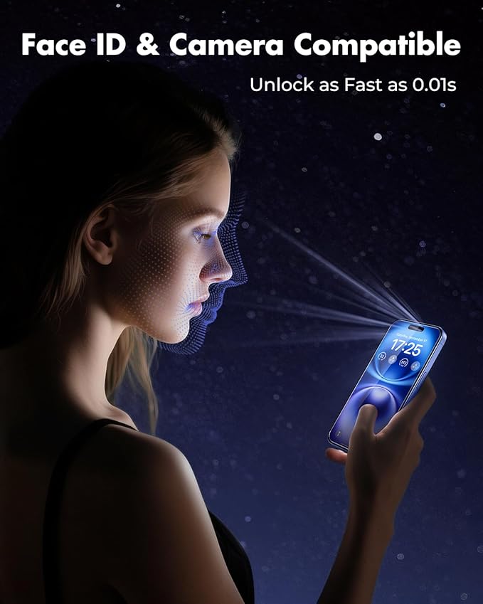 UNBREAKcable 3-Pack Screen Protector for iPhone 16, Double Shatterproof Tempered Glass [Easy Installation Frame] [9H Hardness] [99.99% HD Clear] [Case Friendly] for iPhone 6.1 inch